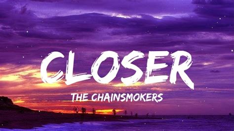 lyrics for closer by chainsmokers